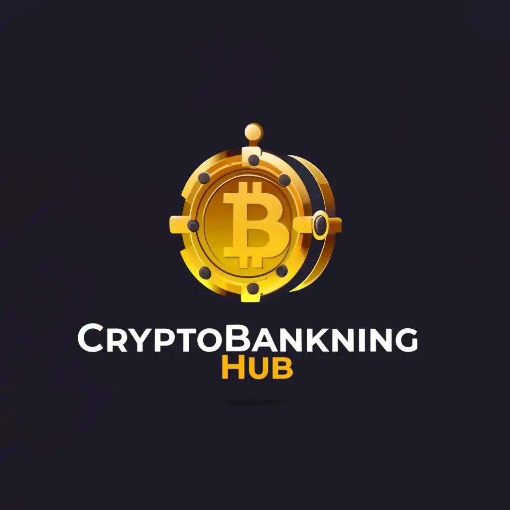 a logo design,with the text "CryptoBankingHub", main symbol:CryptoBankingHub,Moderate,be used in Finance industry,clear background