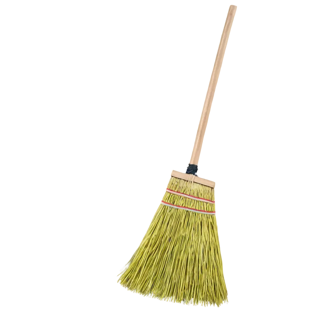 Premium-PNG-Image-of-a-Broom-Enhancing-Clarity-and-Quality