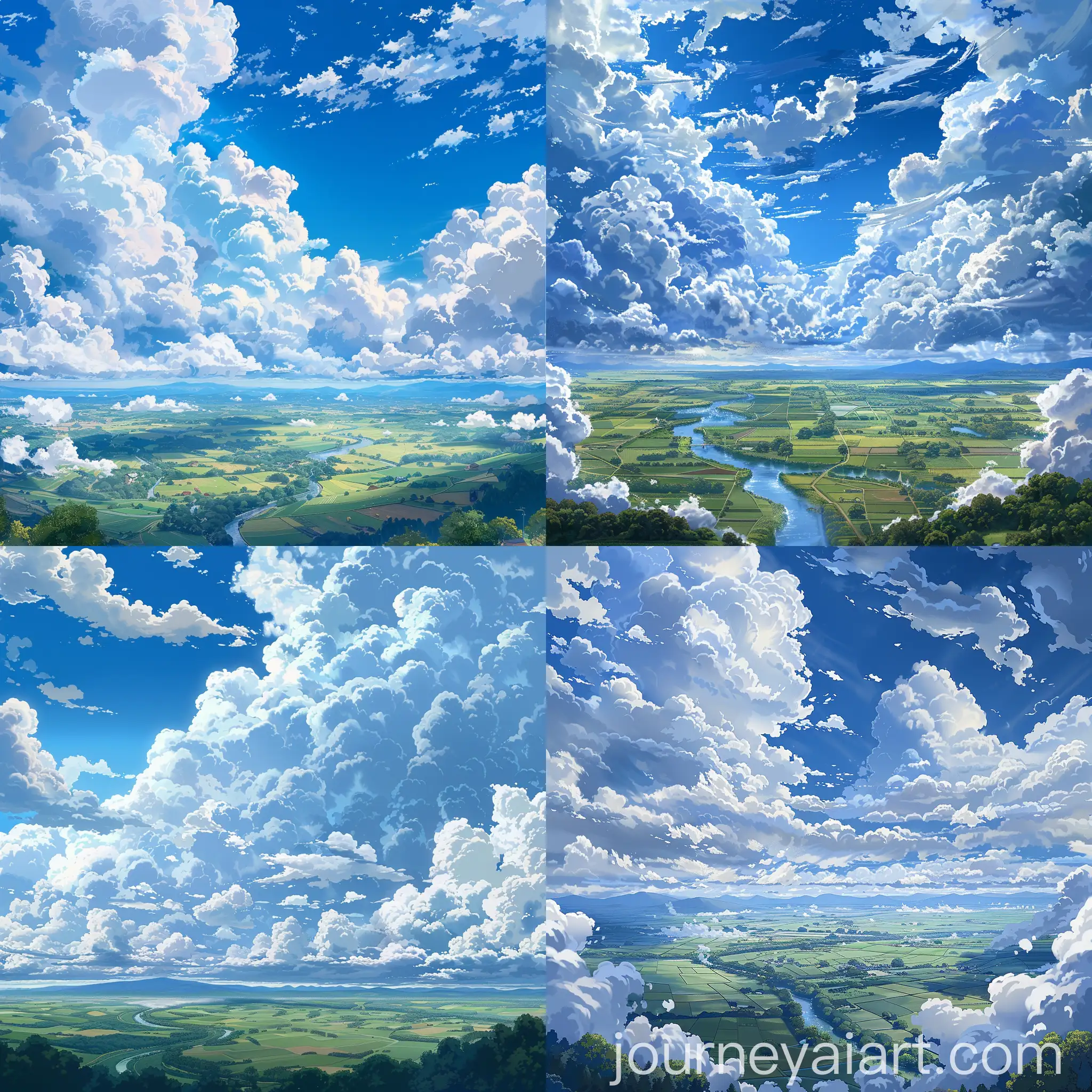 Tranquil-Countryside-Landscape-in-Makoto-ShinkaiInspired-Anime-Style