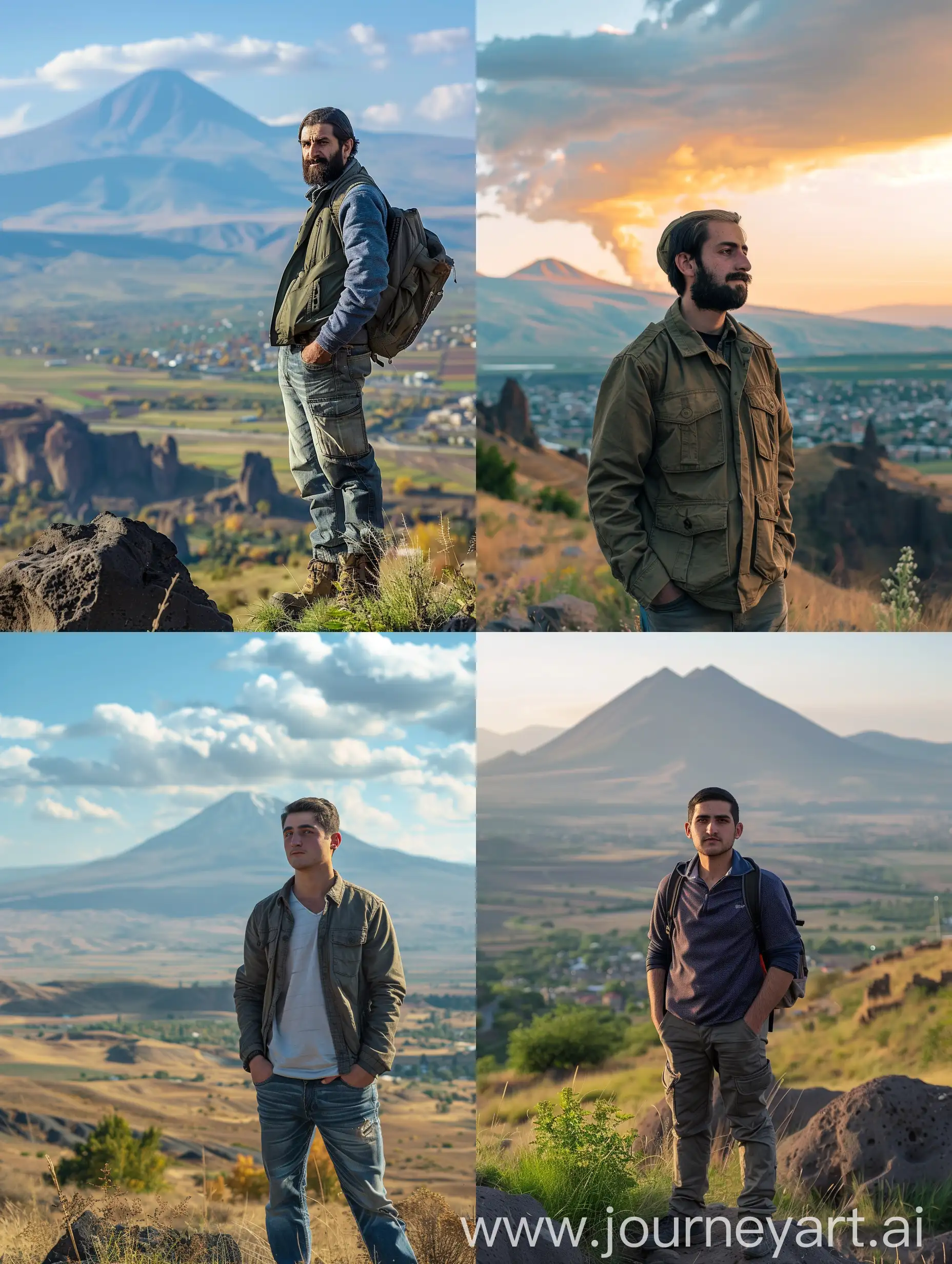 Armenian-Man-Standing-in-Scenic-Armenia-Landscape