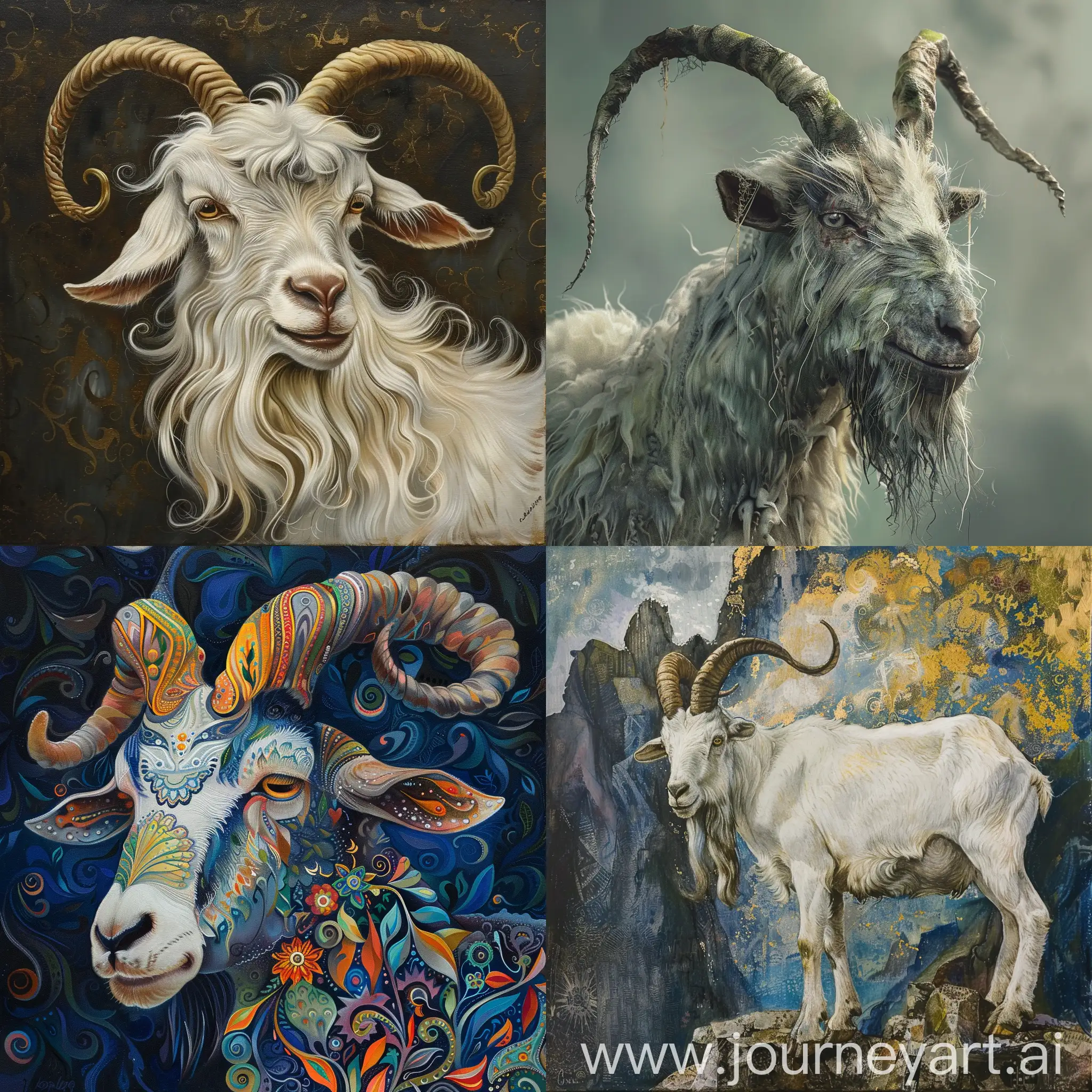 Sidorova-Goat-Art-Vivid-Portrait-of-a-Majestic-Animal