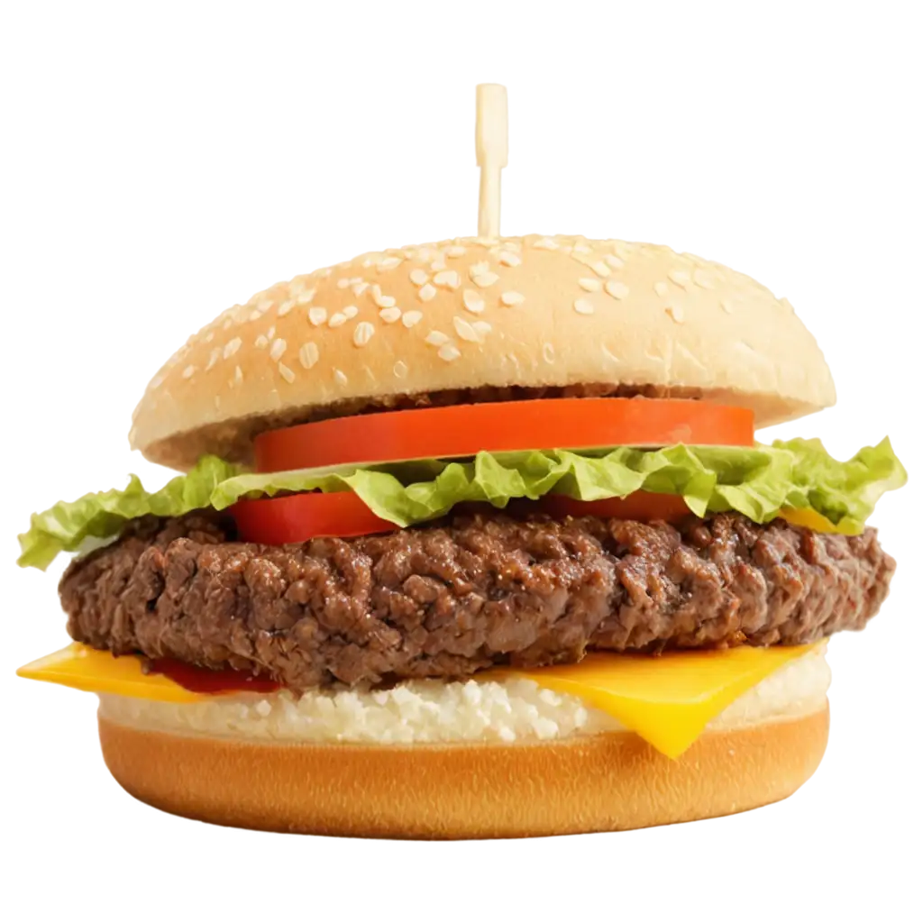 a burger
