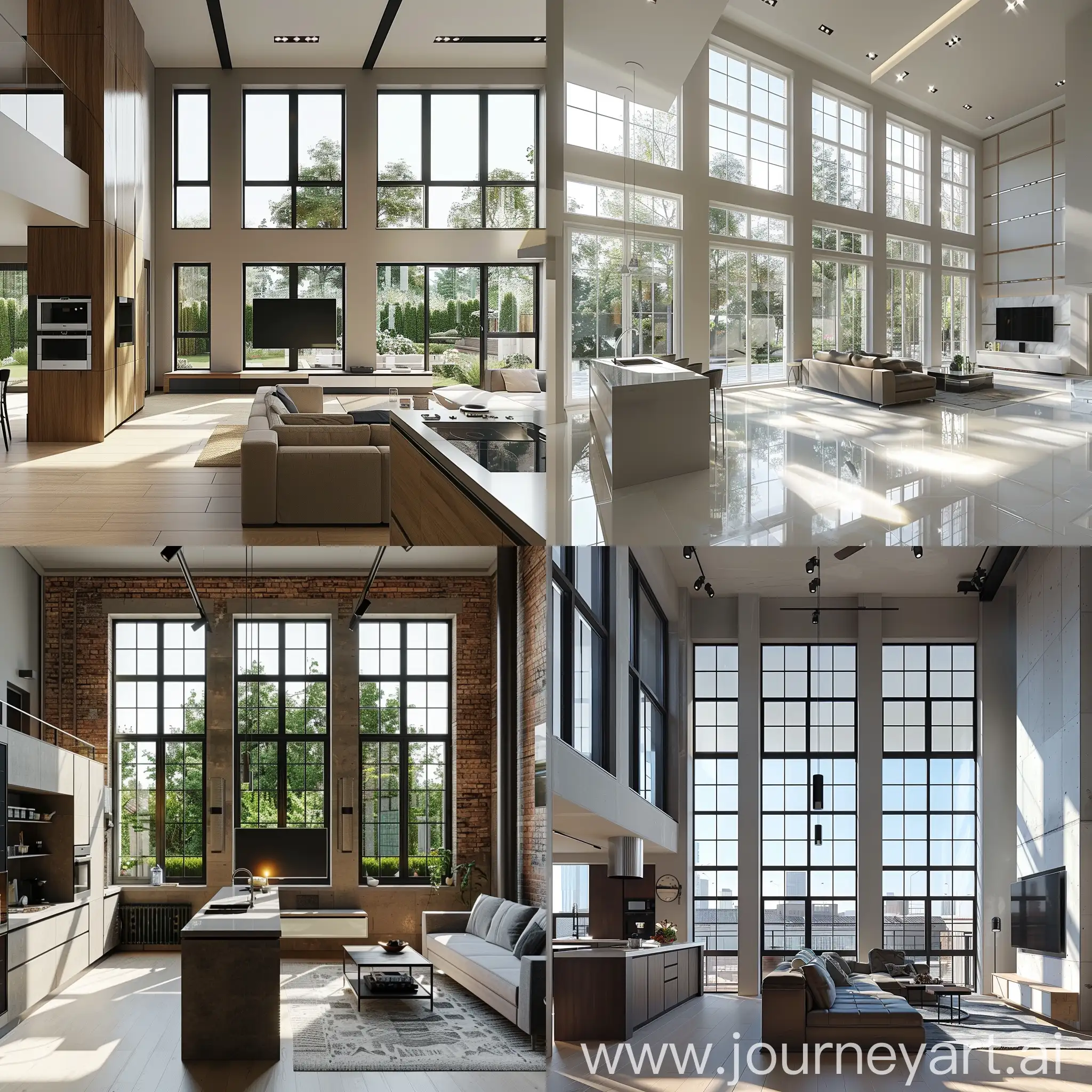 Contemporary-KitchenLiving-Room-Interior-Design-with-Spacious-Layout-and-Abundant-Natural-Light