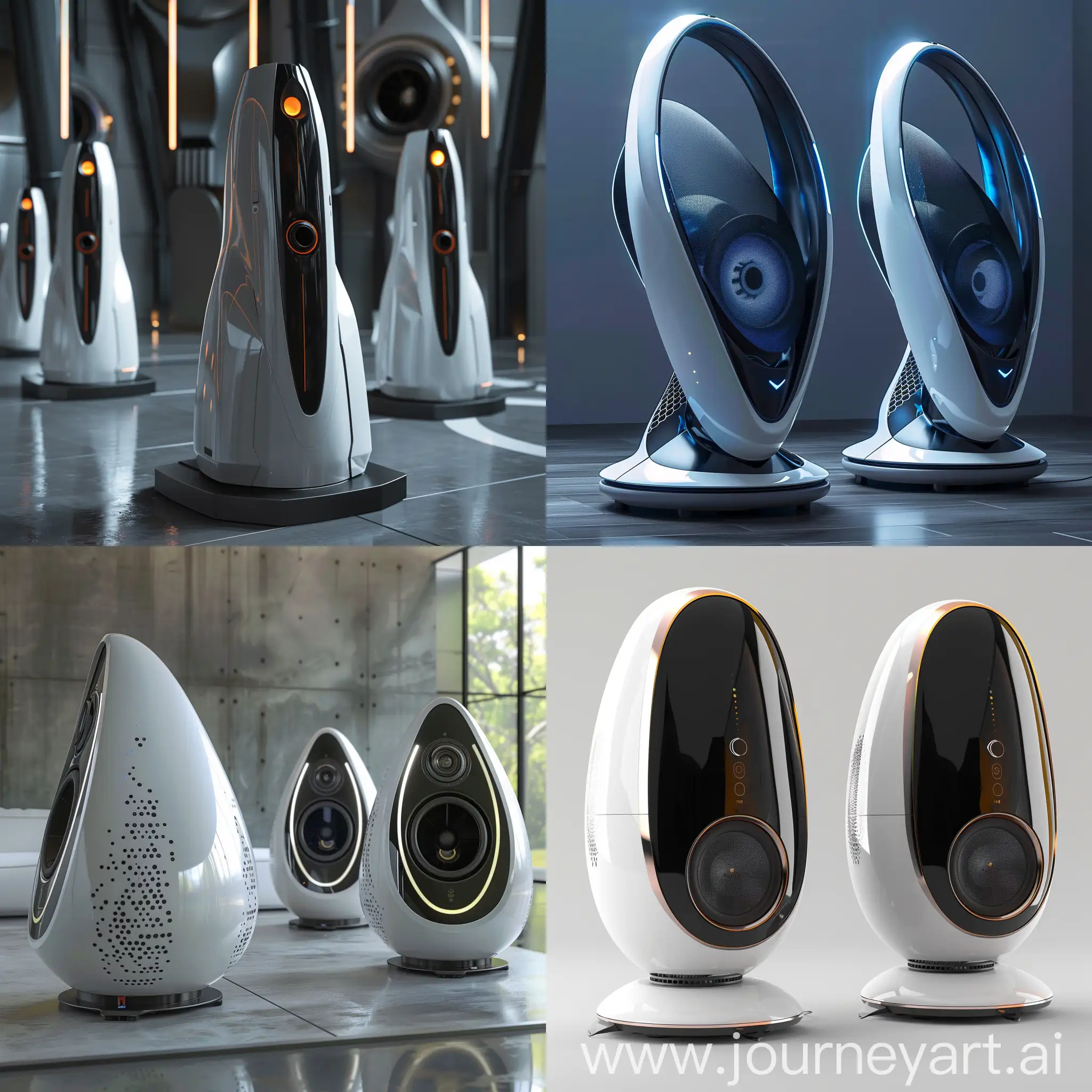 Futuristic-PC-Speakers-with-Advanced-Technology-and-EcoFriendly-Design