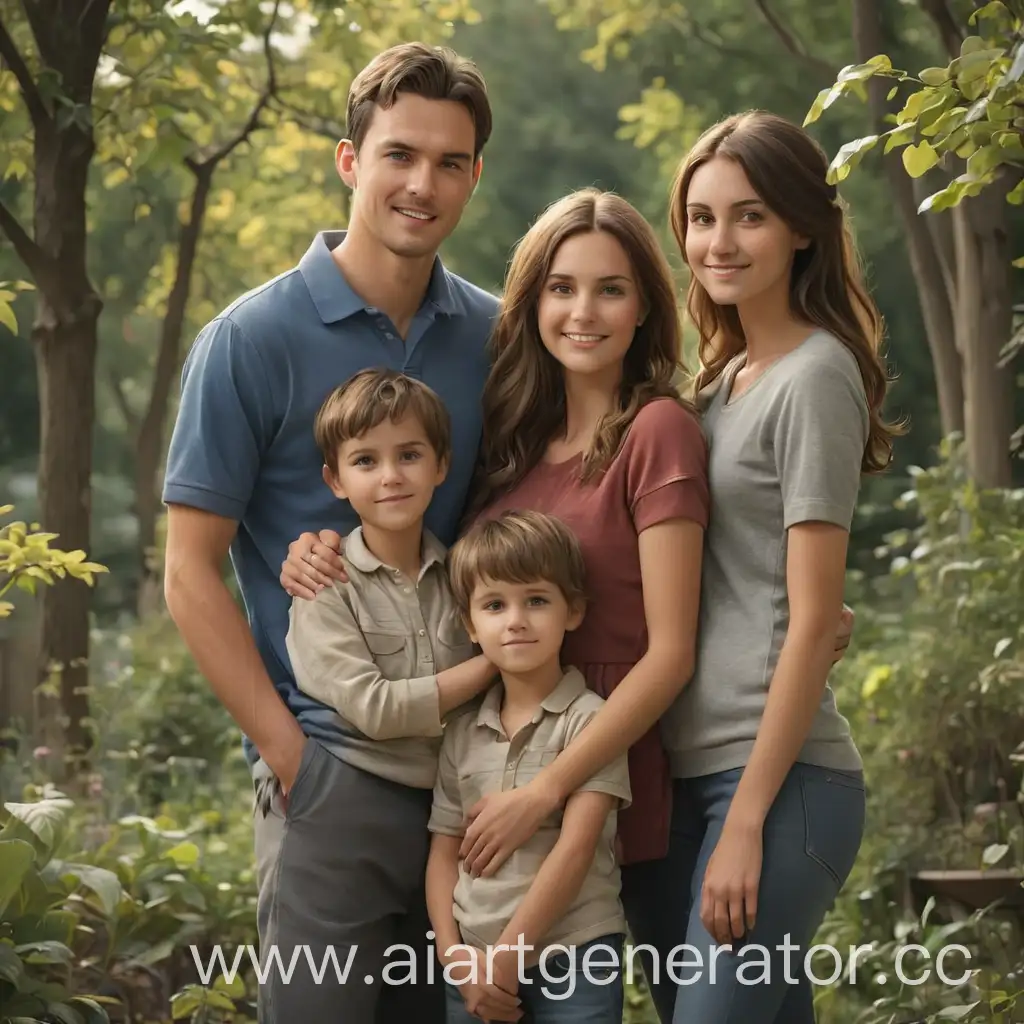 Young-Family-Enjoying-a-Picnic-in-a-Sunny-Meadow