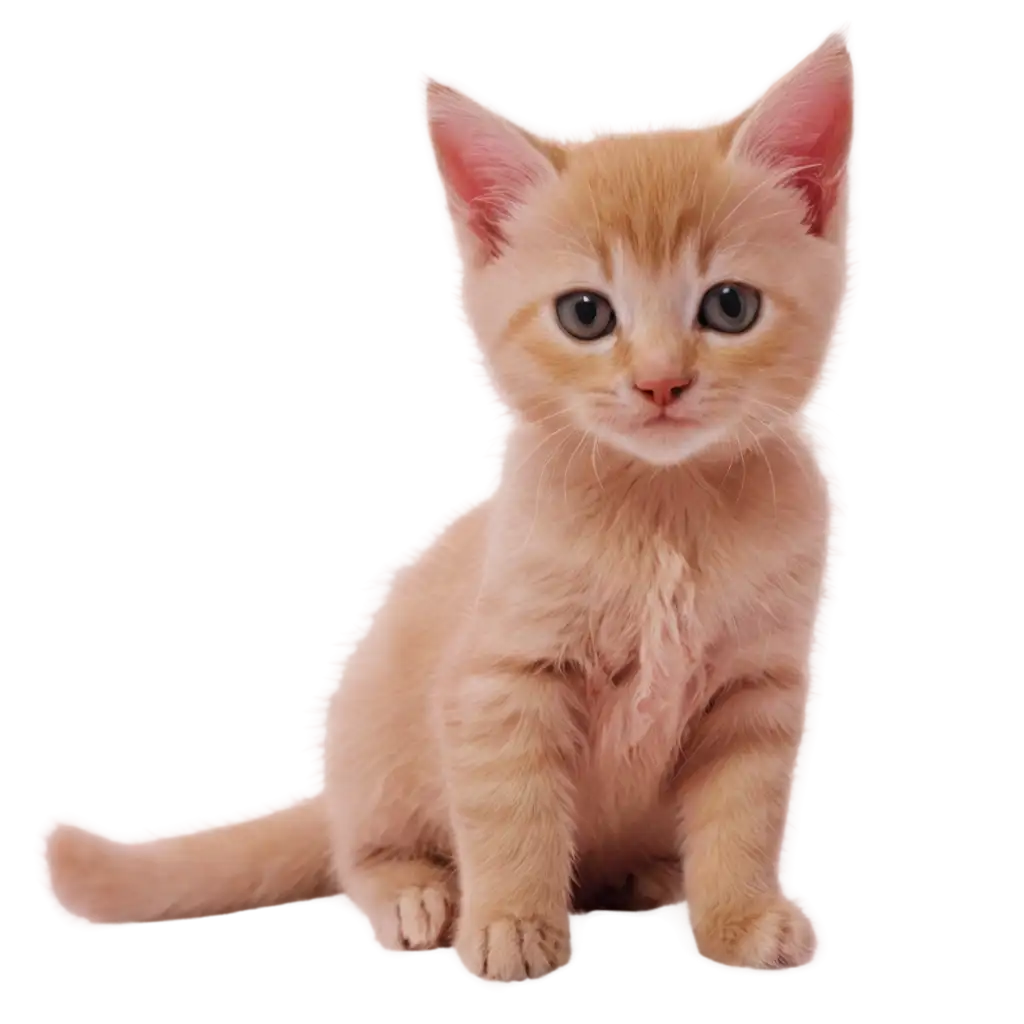 Adorable-Pink-Kitten-Posters-Enhance-Your-Space-with-HighQuality-PNG-Images