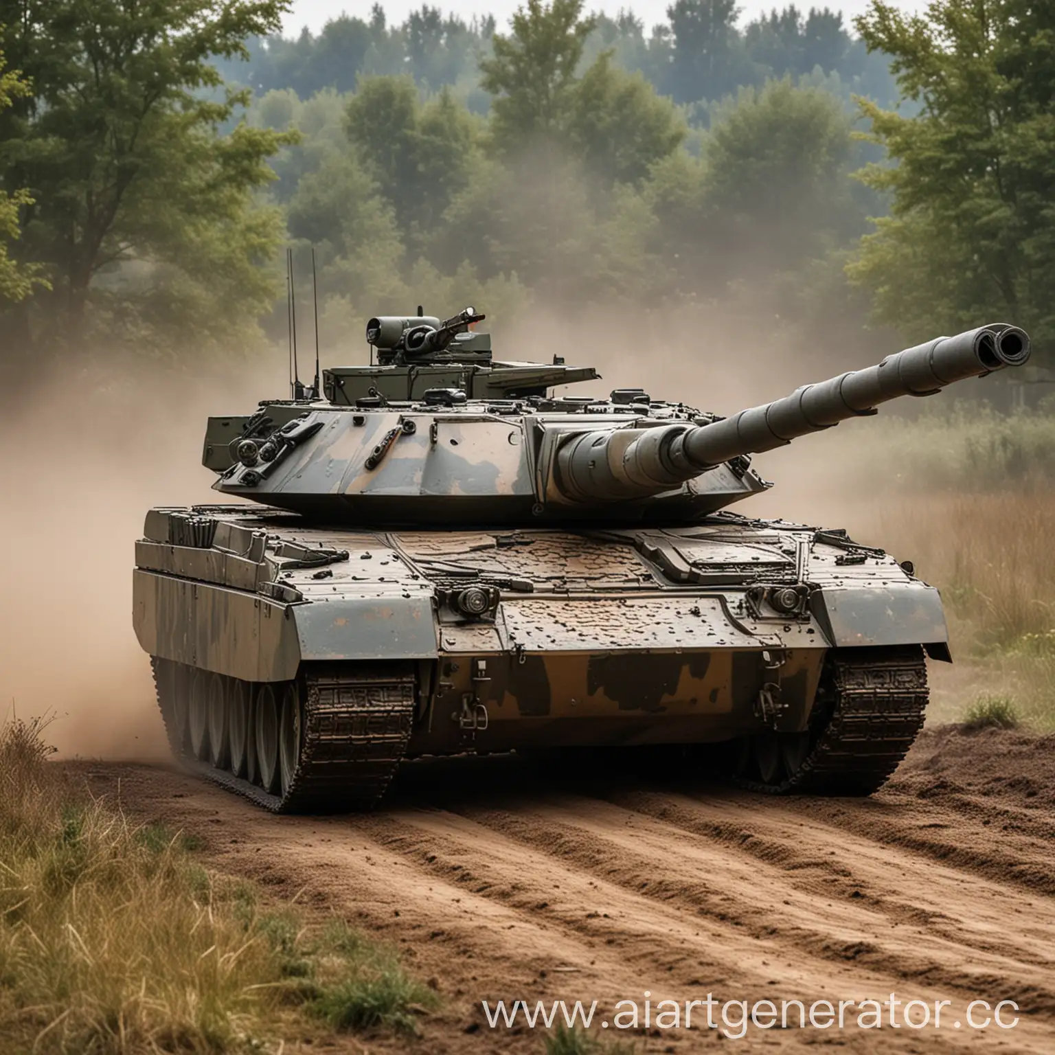 Military-Tank-Leopard-2-in-Action