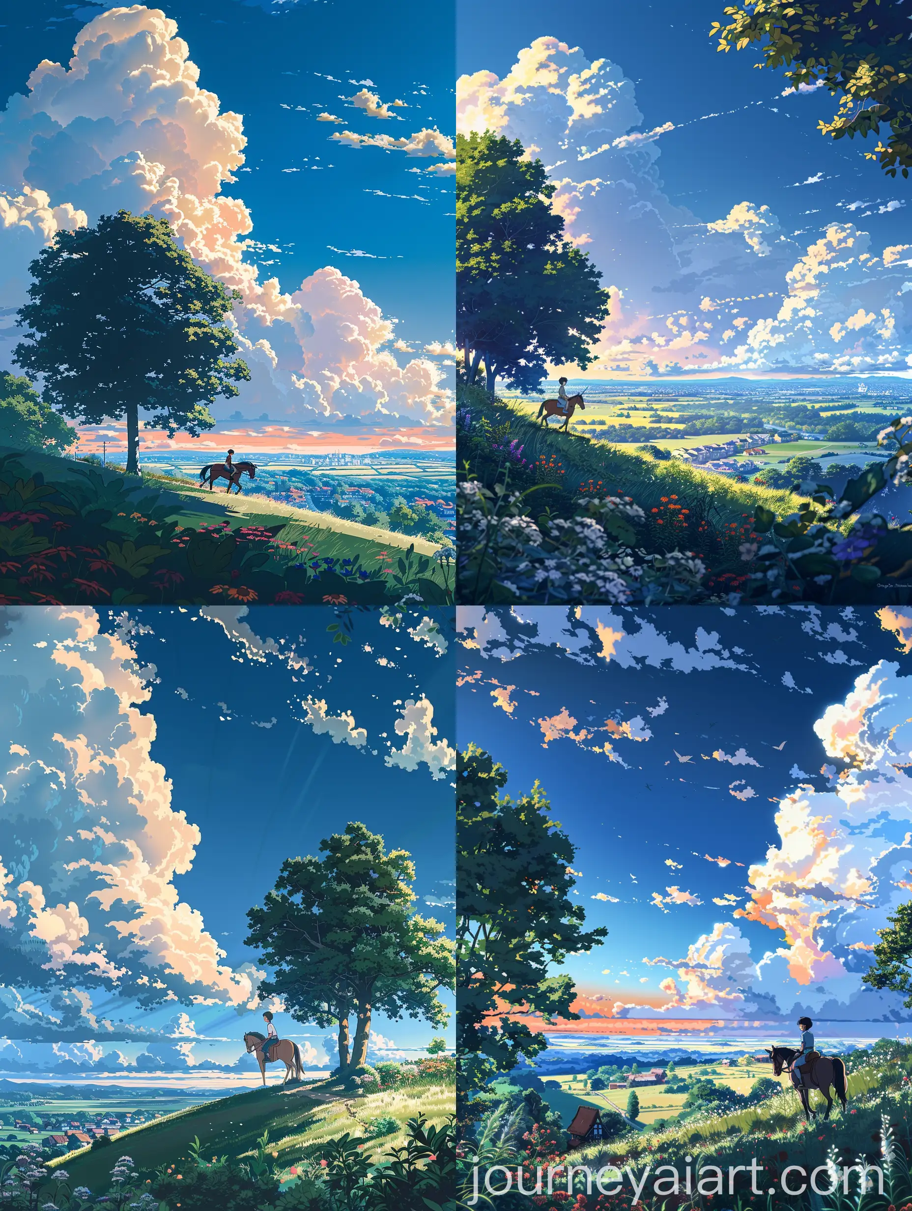 Anime-Landscape-with-Boy-Riding-Horse-in-Cinematic-Studio-Ghibli-Style