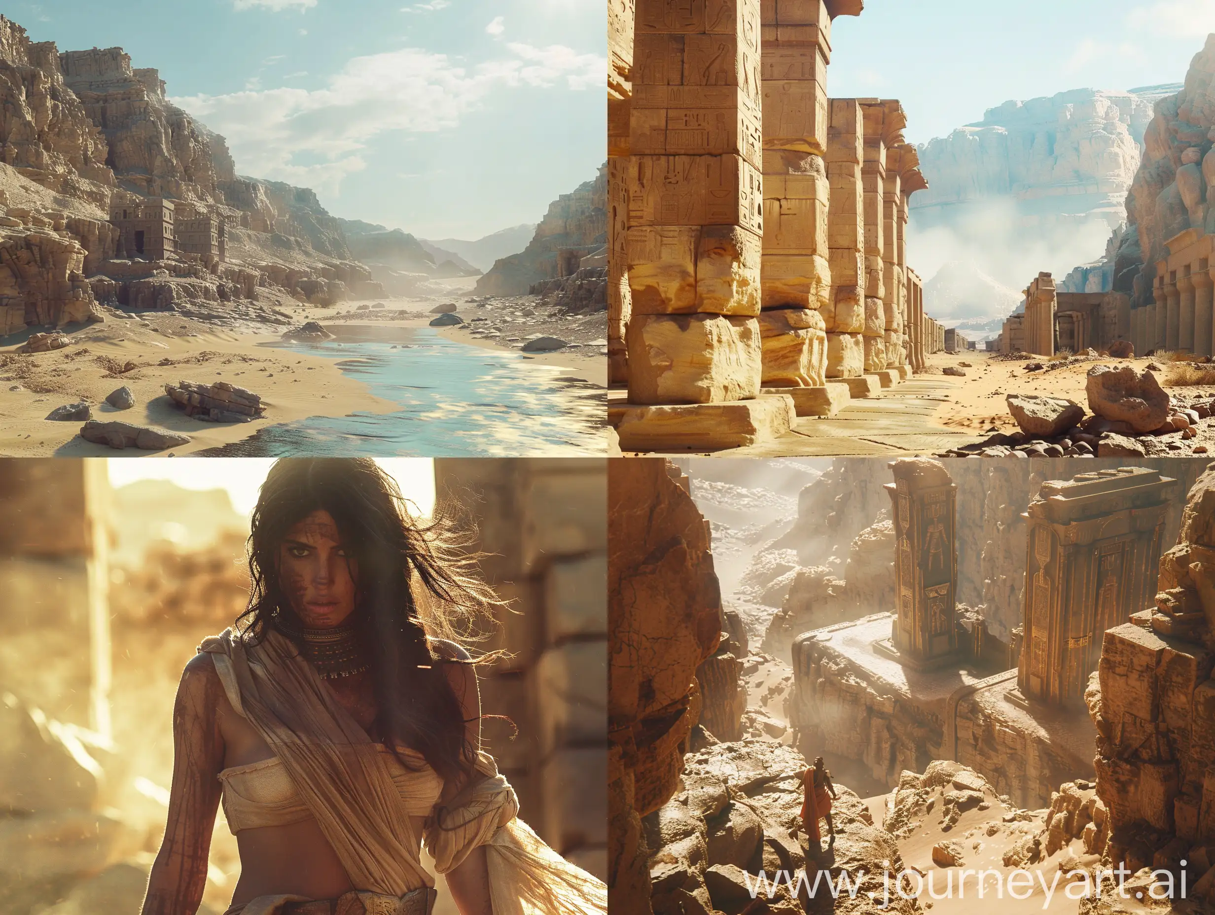 Realistic-8K-Photo-of-Ancient-Civilization-in-Desert-Sunlight