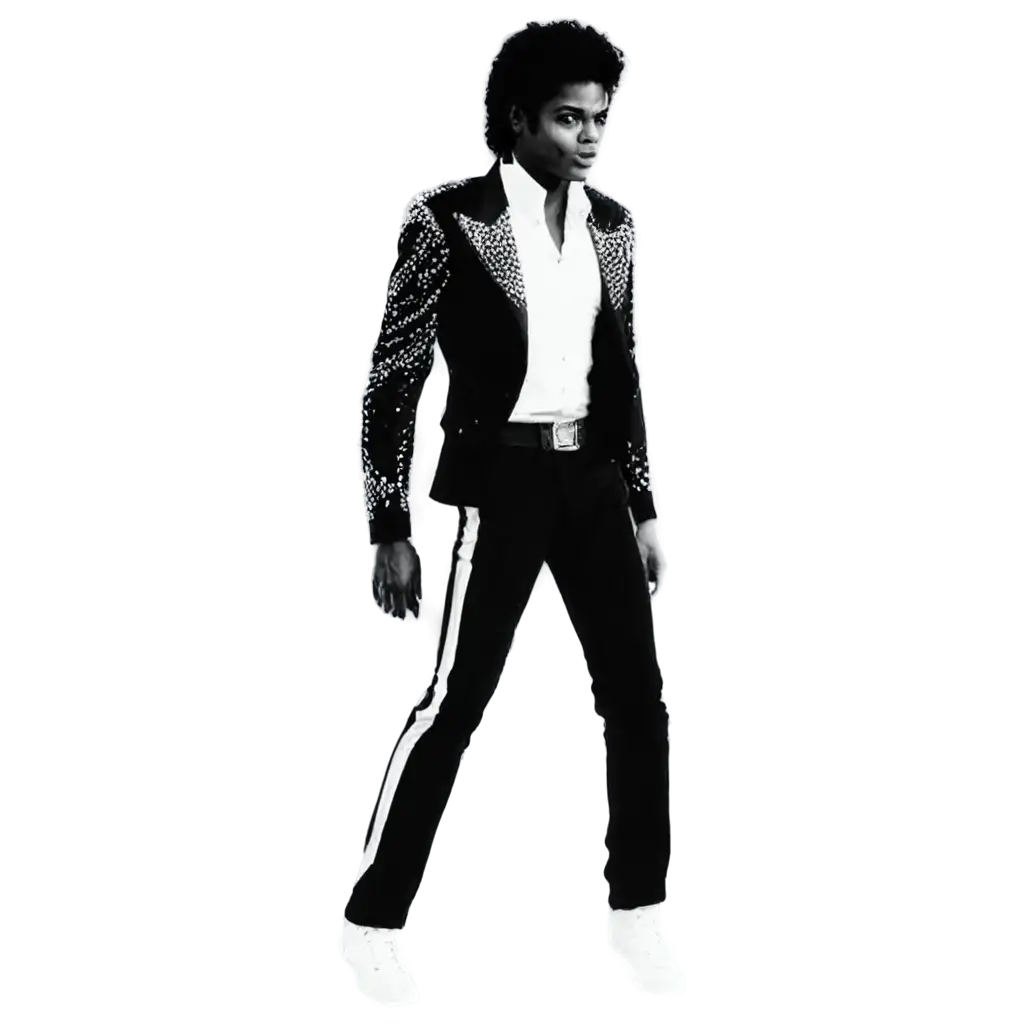 HighQuality-Black-and-White-Michael-Jackson-PNG-Image-Capturing-Timeless-Elegance-and-Artistry