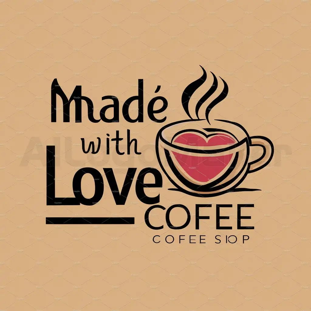 LOGO-Design-For-Love-Brew-A-Cup-of-Coffee-Symbolizing-Warmth-and-Affection