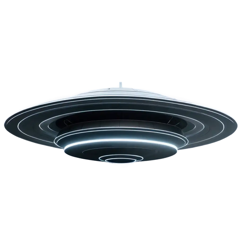 Ultra-HD-PNG-Image-of-Futuristic-UFO-Disc-in-the-Sky-with-Aerodynamic-Design-and-Realistic-Lighting