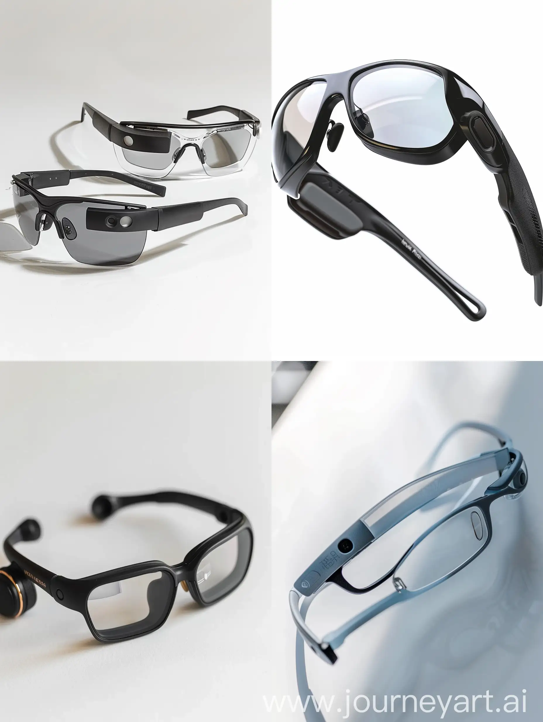 Glasses combined with handsfree