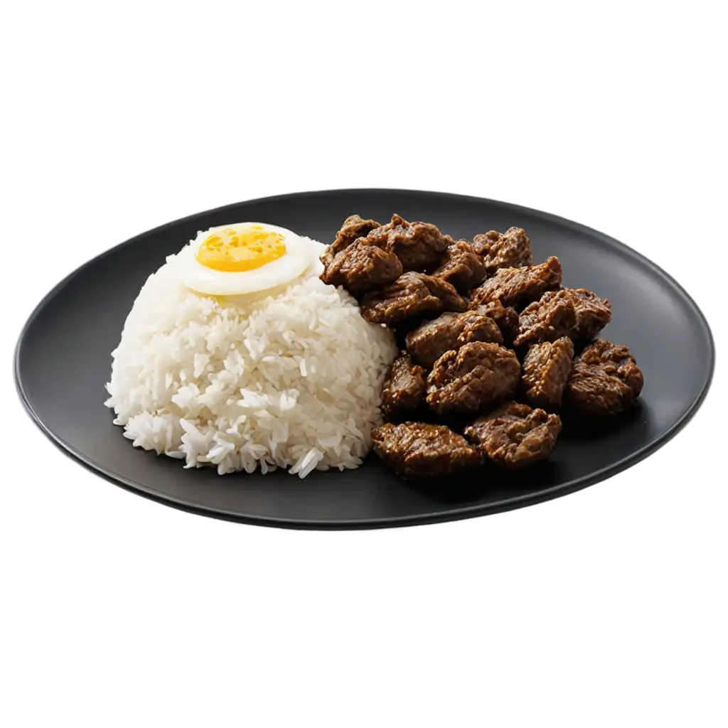 Authentic-Tapsilog-in-Balck-Plate-PNG-Mouthwatering-Filipino-Breakfast-Delight