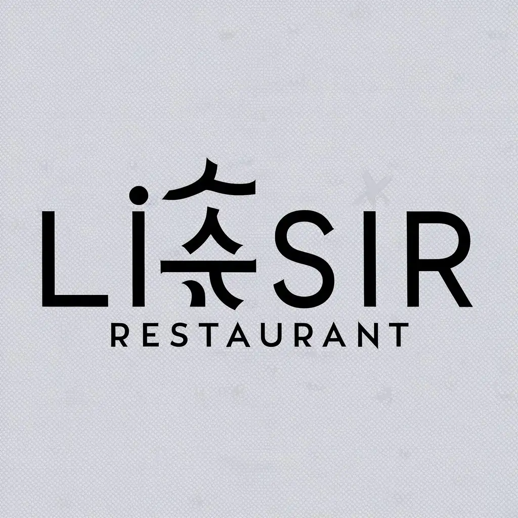 a logo design,with the text "Li Sir", main symbol:li,Moderate,be used in Restaurant industry,clear background