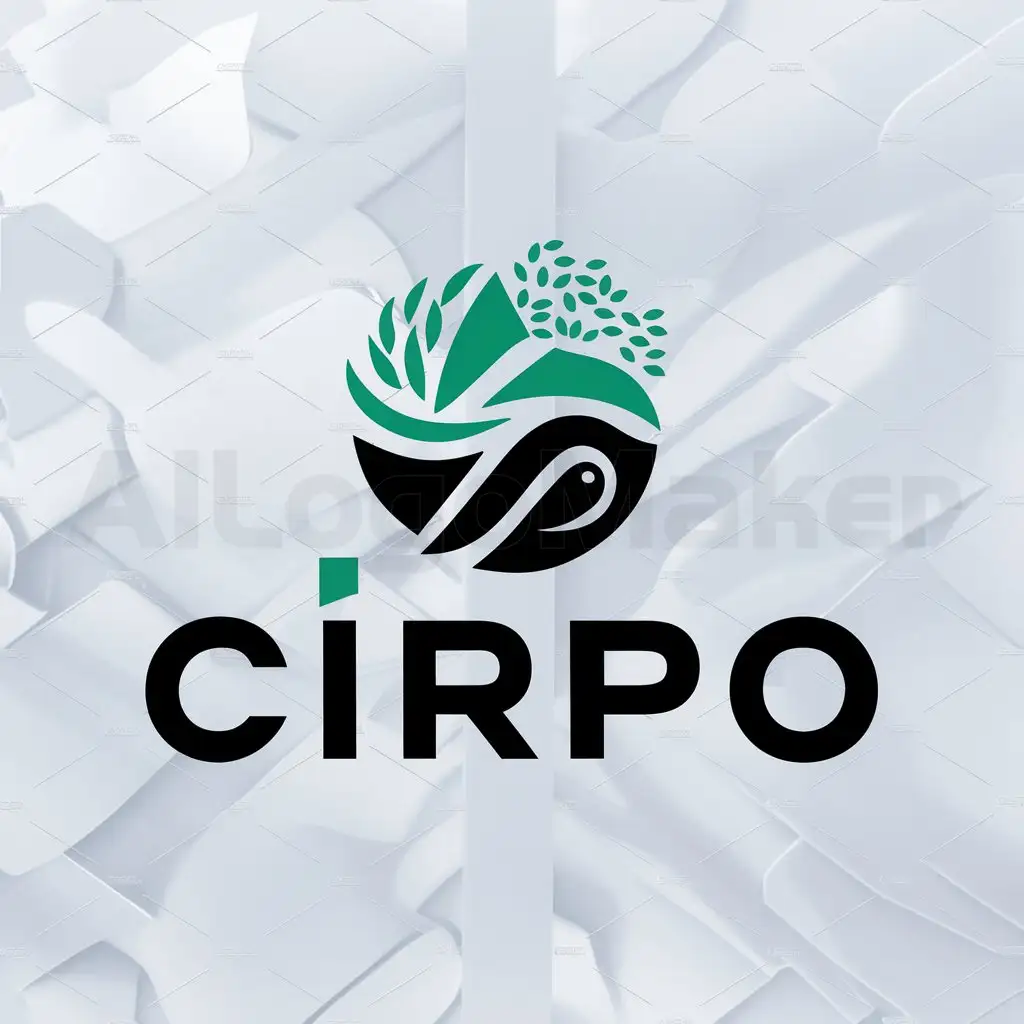 a logo design,with the text "cirpo", main symbol:the logo of a fertilizer, seed and poison production company,complex,clear background