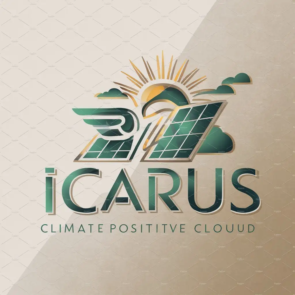 LOGO-Design-for-Icarus-Climate-Positive-Cloud-Modern-EcoFriendly-with-Solar-Energy-and-Cloud-Elements