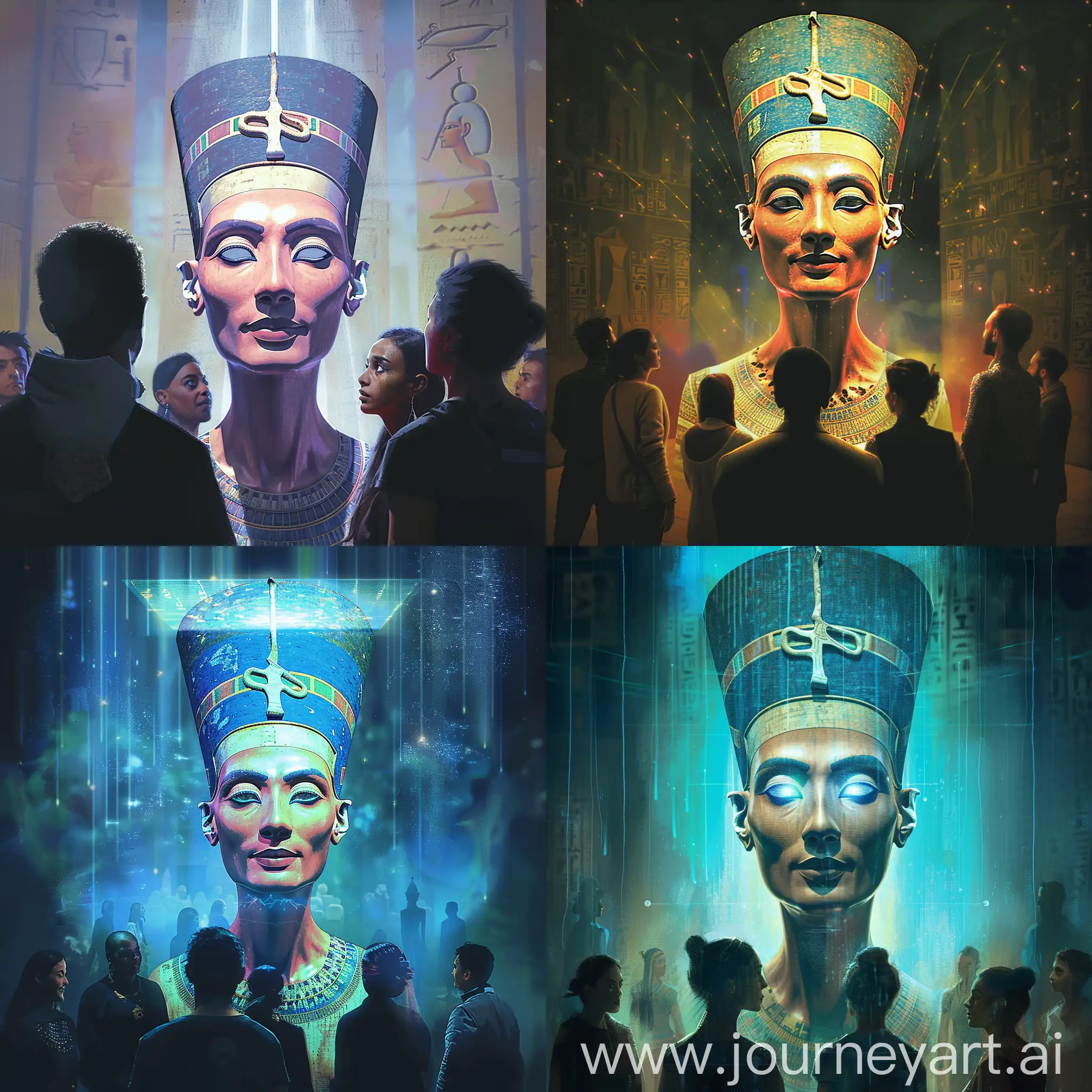 Fascinating-Nefertiti-Hologram-Captivates-Spectators