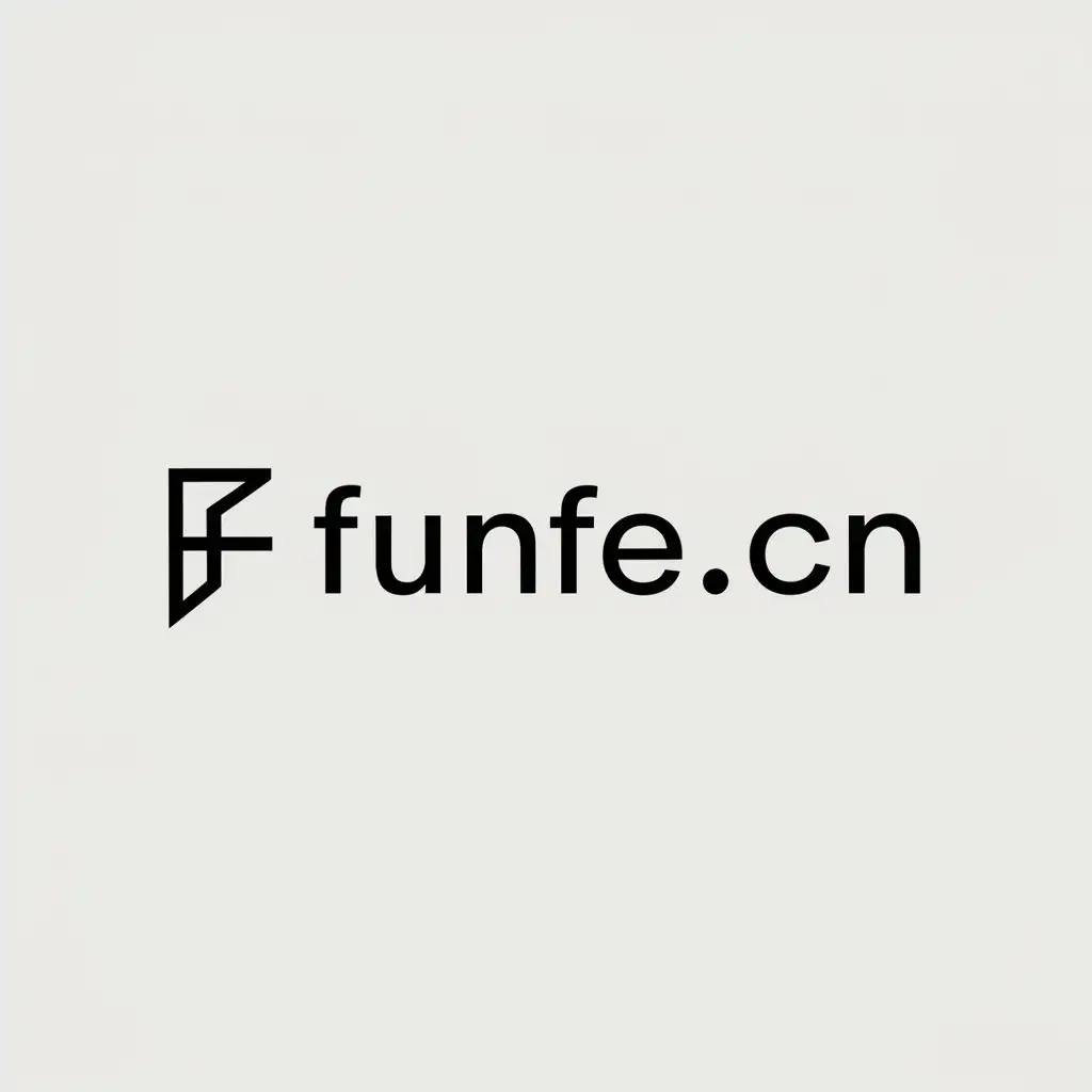 a logo design,with the text "funfe.cn", main symbol:FunFeDev,Minimalistic,clear background