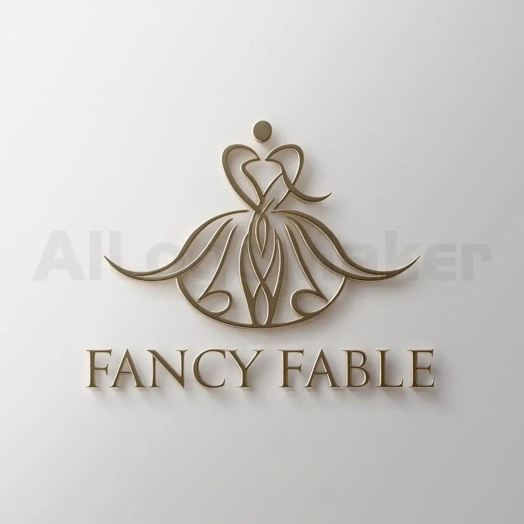a logo design,with the text "fancy fable", main symbol:women fashion,complex,be used in fashion industry,clear background