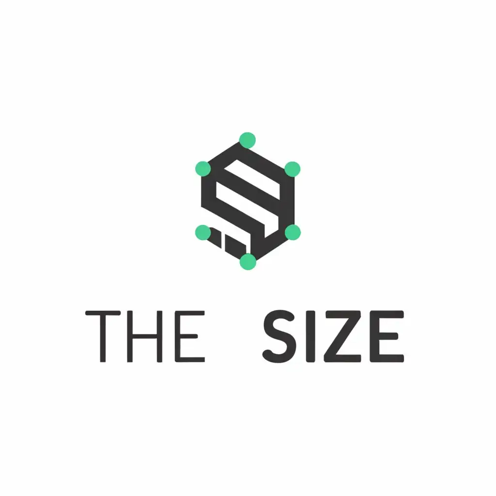 a logo design,with the text "The Size", main symbol:technology,Moderate,be used in Technology industry,clear background