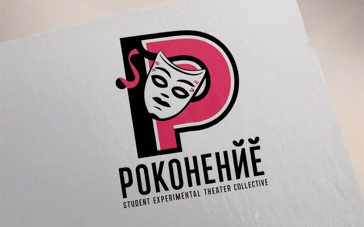 логотип коллектива студенческого экспериментального театра "Поколение"