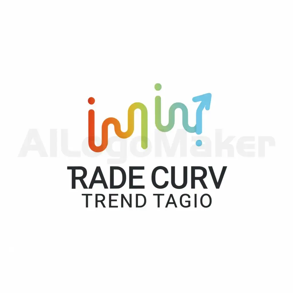 a logo design, with the text 'Trade Curvy Trend', main symbol: Trade Curvy Trend, Minimalistic, to be used in the trading industry, with clear background