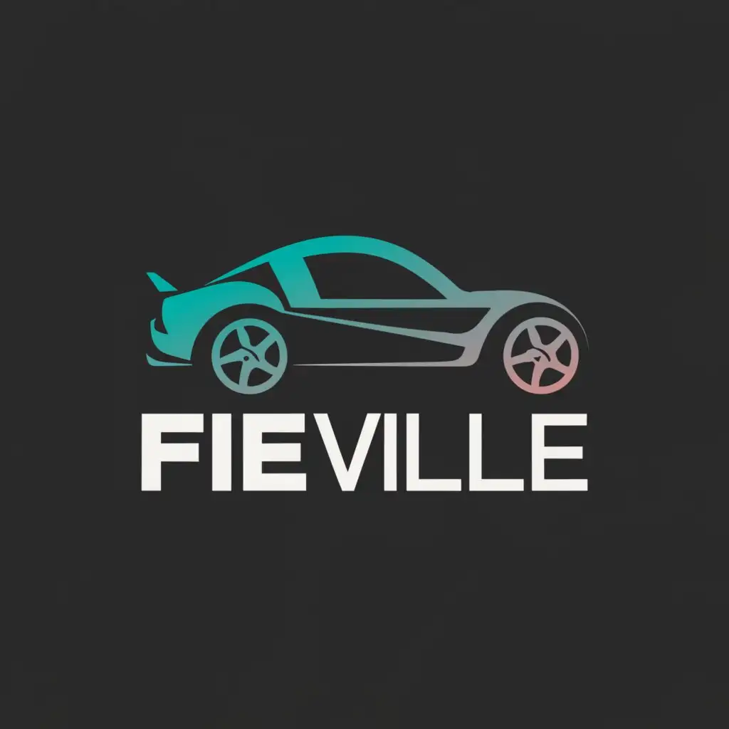 a logo design,with the text "FIEVILLE", main symbol:Custom car,complex,be used in Automotive industry,clear background