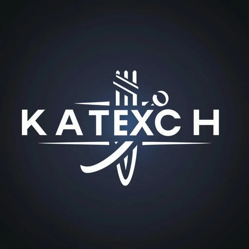 a logo design,with the text "KATEXCH", main symbol:Inspired from cricket,Moderate,be used in Sports industry,clear background