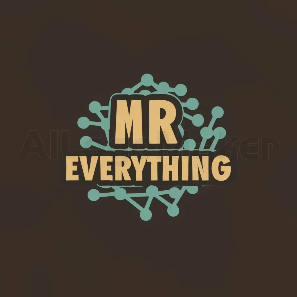 a logo design,with the text "mr everything", main symbol:Stickers Sublimation Laser Engraving,Moderate,be used in Others industry,clear background