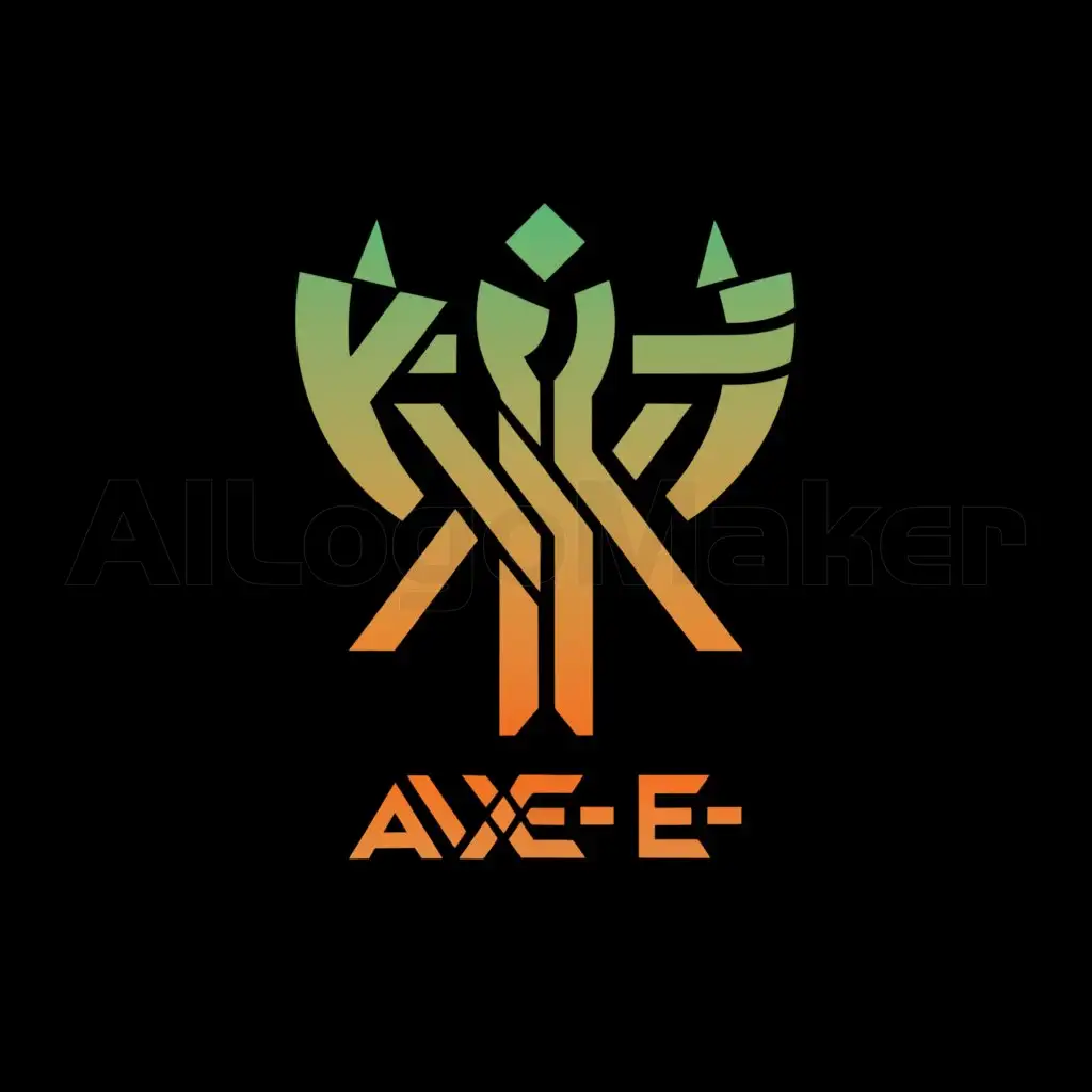 a logo design,with the text "Axe-i", main symbol:Axe,complex,be used in Sports Fitness industry,clear background
