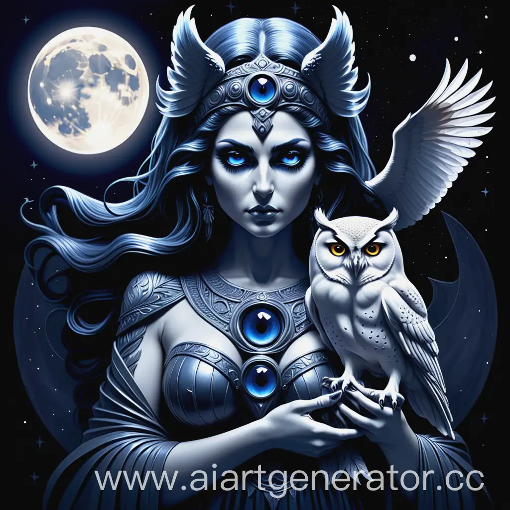 Goddess-of-the-Night-with-Owl-Enchanting-Moonlit-Contrast