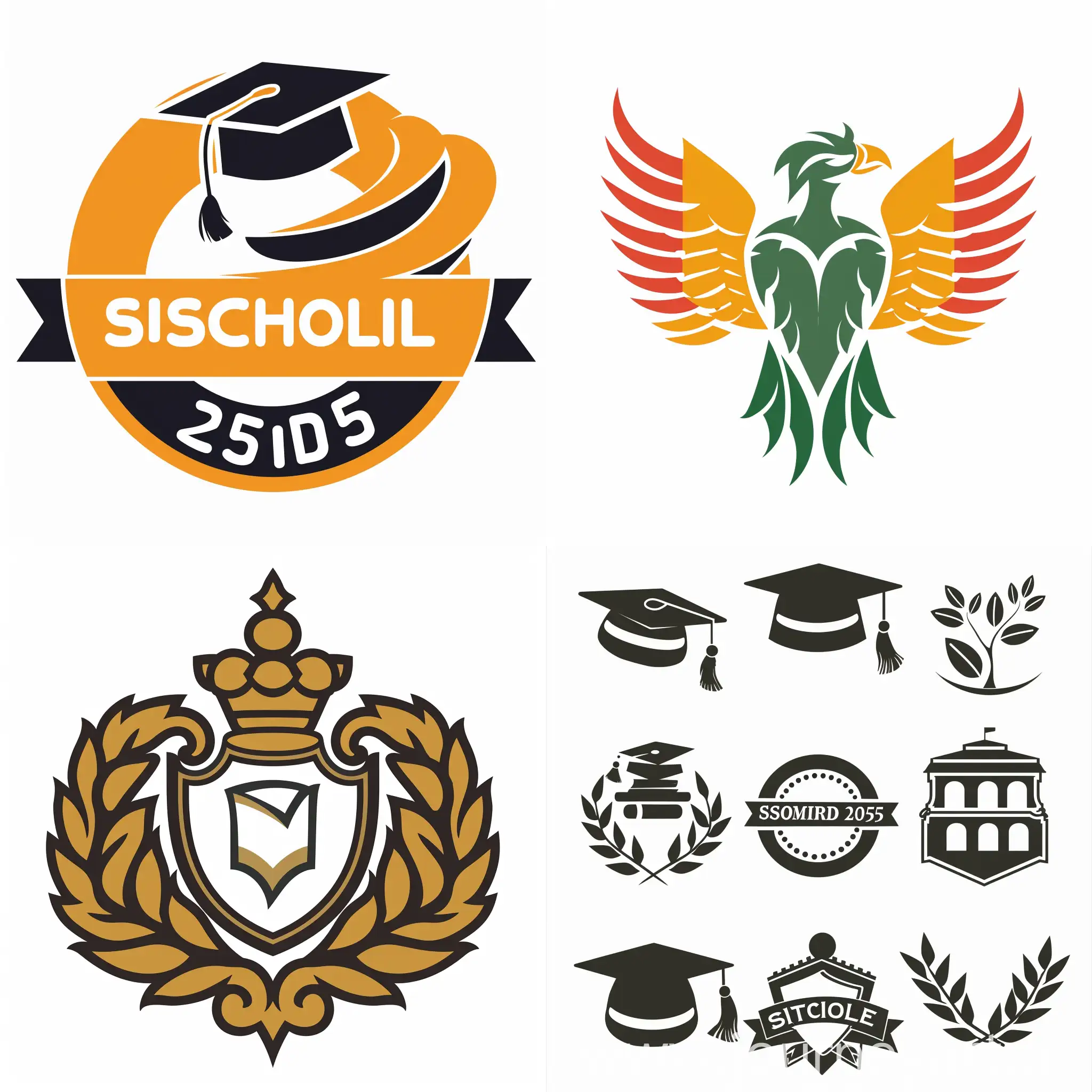 logo for school batch in year 2002 to 2005