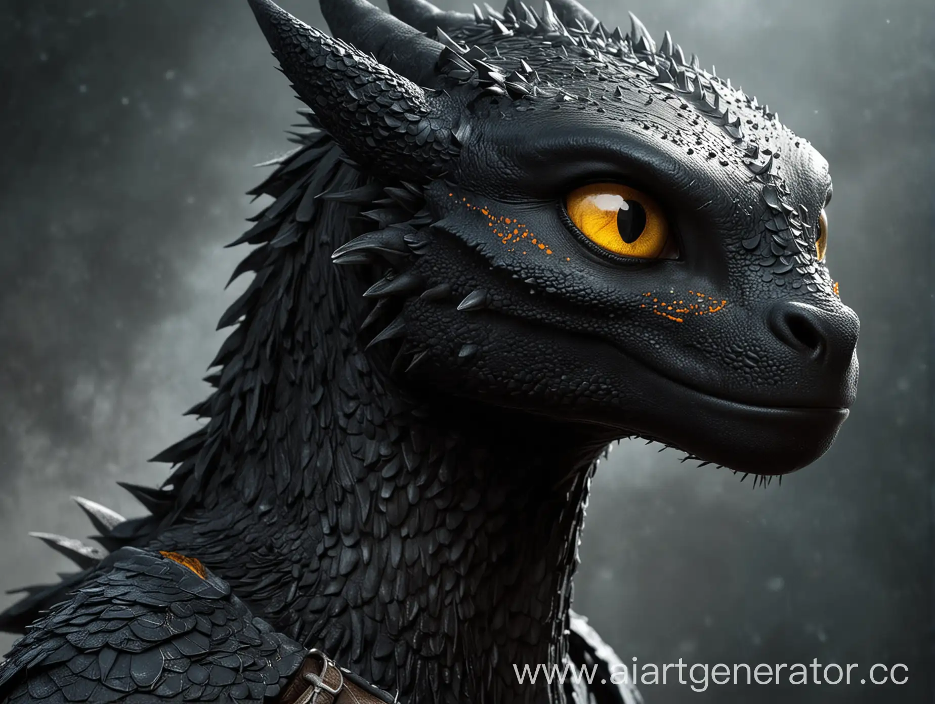 Majestic-Hybrid-Dragon-Night-Fury-Sapphira-and-Drogo-in-Dark-Elegance
