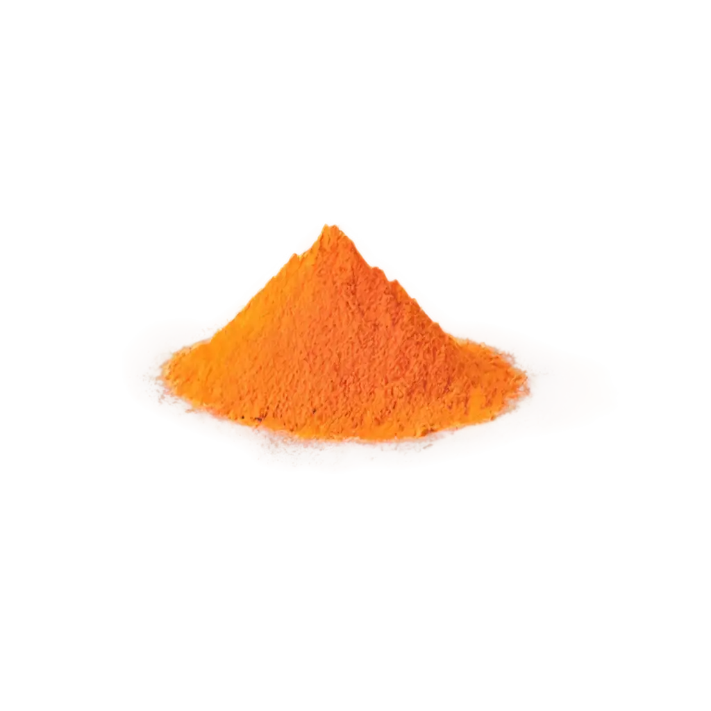 orange food color powder