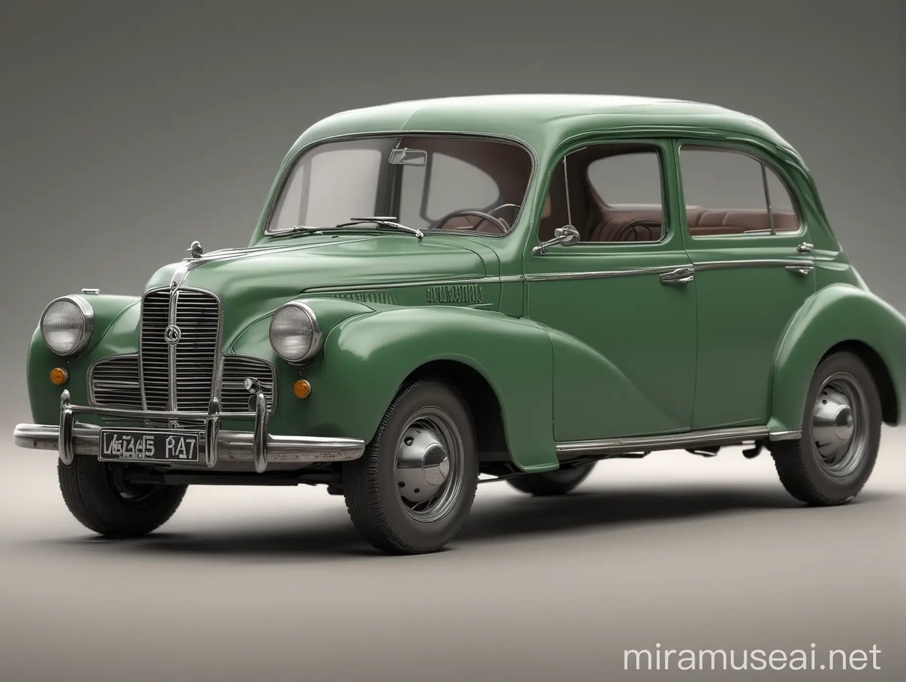 Make this 1940's model of opel kadett more detailed, realistic, make it a color picture, 8k