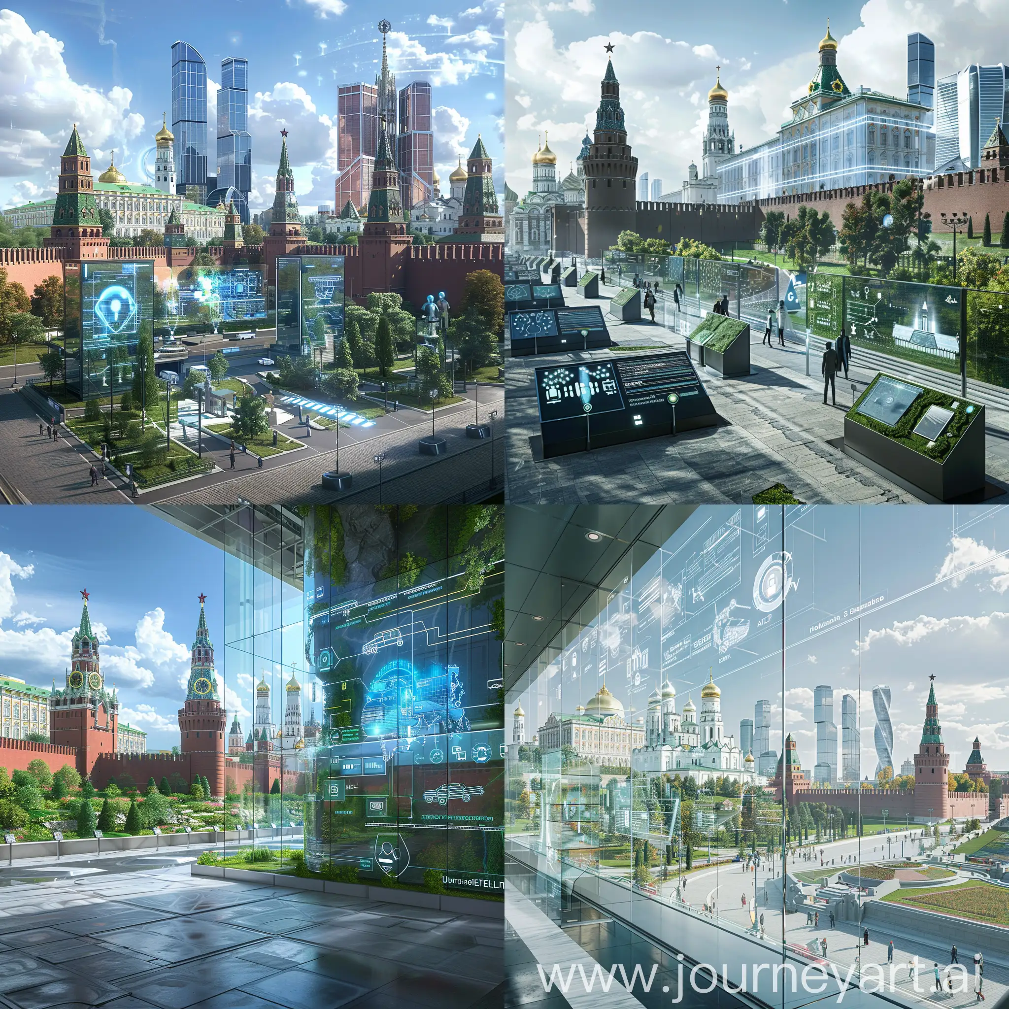 Futuristic Moscow Kremlin, Holographic Communication Systems, Smart Glass Walls, Augmented Reality (AR) Navigation, Sustainable Climate Control, Robotic Assistance, Modular Workspaces, Interactive Historical Displays, Green Spaces and Vertical Gardens, Smart Security Systems, Integrated Data and Command Center, Smart Façade with Solar Panels, Energy-Generating Walkways, Augmented Reality Tours, Advanced Surveillance and Security, Sustainable Water Management, Vertical Gardens and Green Roofs, Dynamic Lighting Systems, Climate-Adaptive Materials, Interactive Information Kiosks, Electric Vehicle (EV) Infrastructure, unreal engine 5