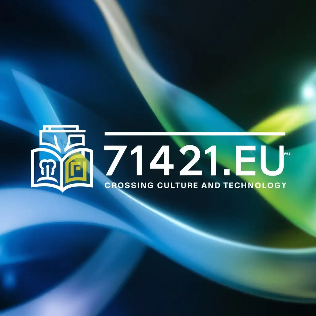 A logo of a website on Technologies in Education, with the text "71421.eu" and the slogan "crossing culture and technology"