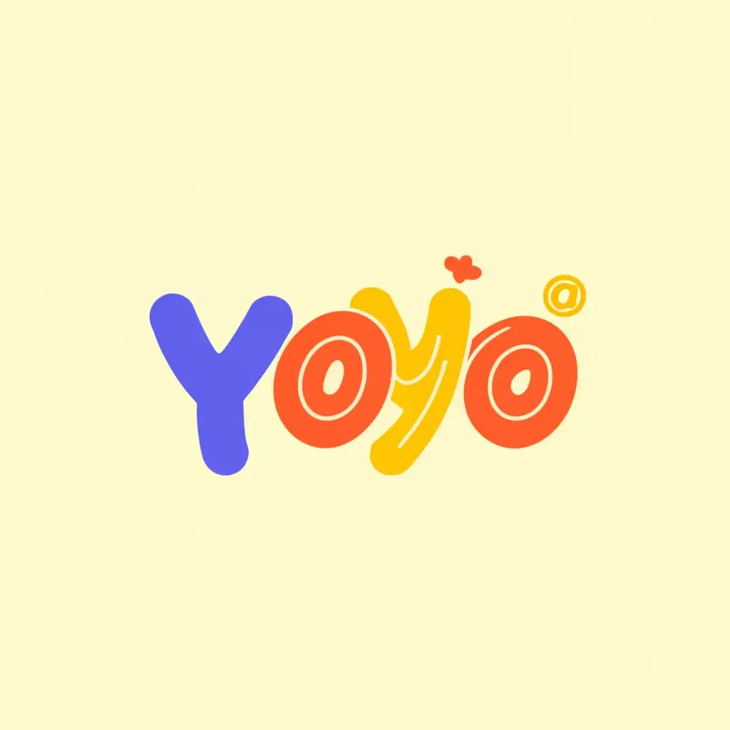 a logo design,with the text "YOYO", main symbol:children's clothing,Moderate,be used in Retail industry,clear background