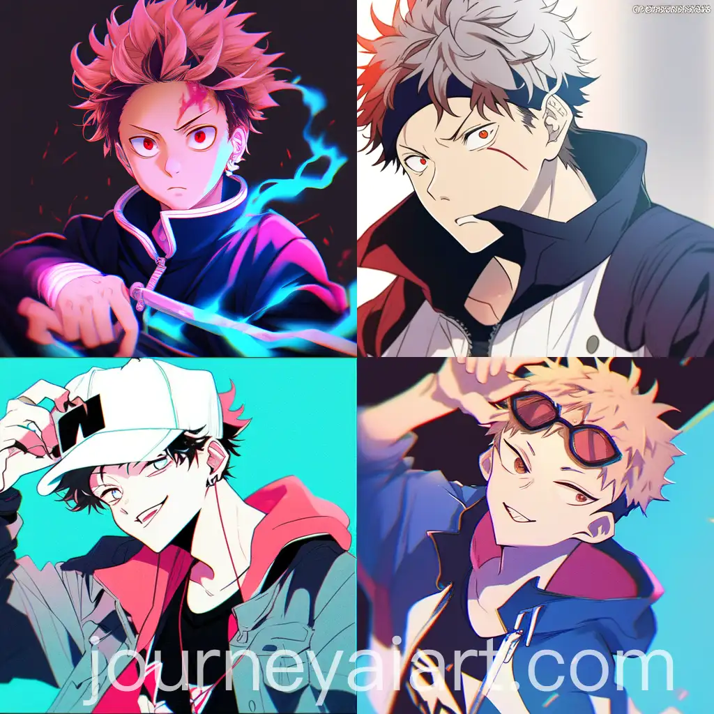 Satoru Gojo Jujutsu Kaisen KPop Idol Fan Art | Journey AI Art