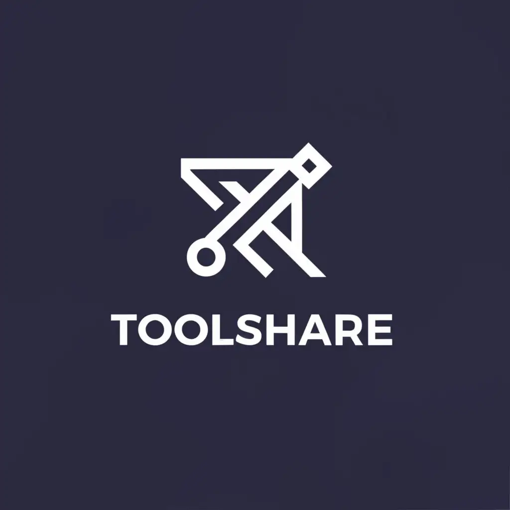a logo design,with the text "Toolshare", main symbol:hammer,Moderate,be used in Construction industry,clear background