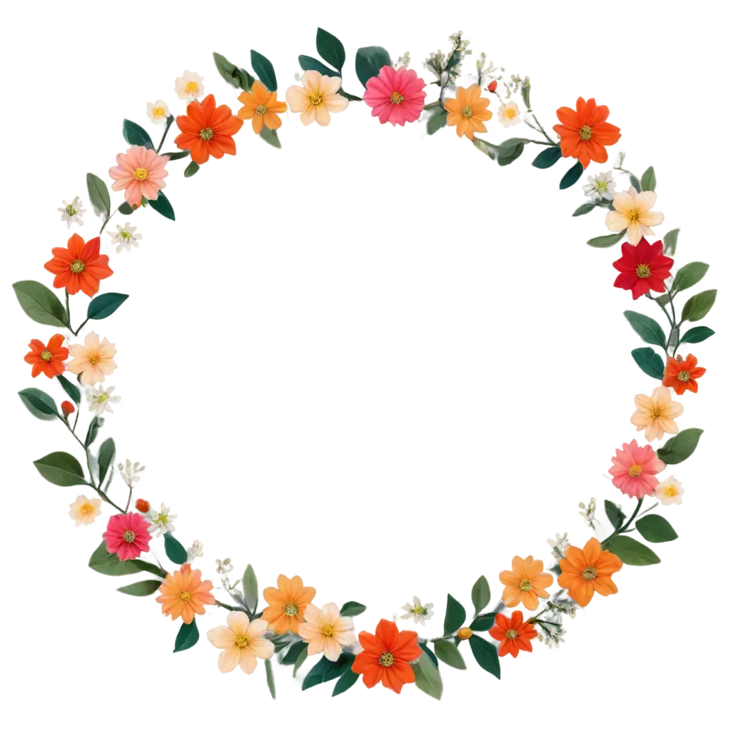 Exquisite-Round-Flowers-PNG-Elevate-Your-Designs-with-Stunning-Circle-Floral-Elements