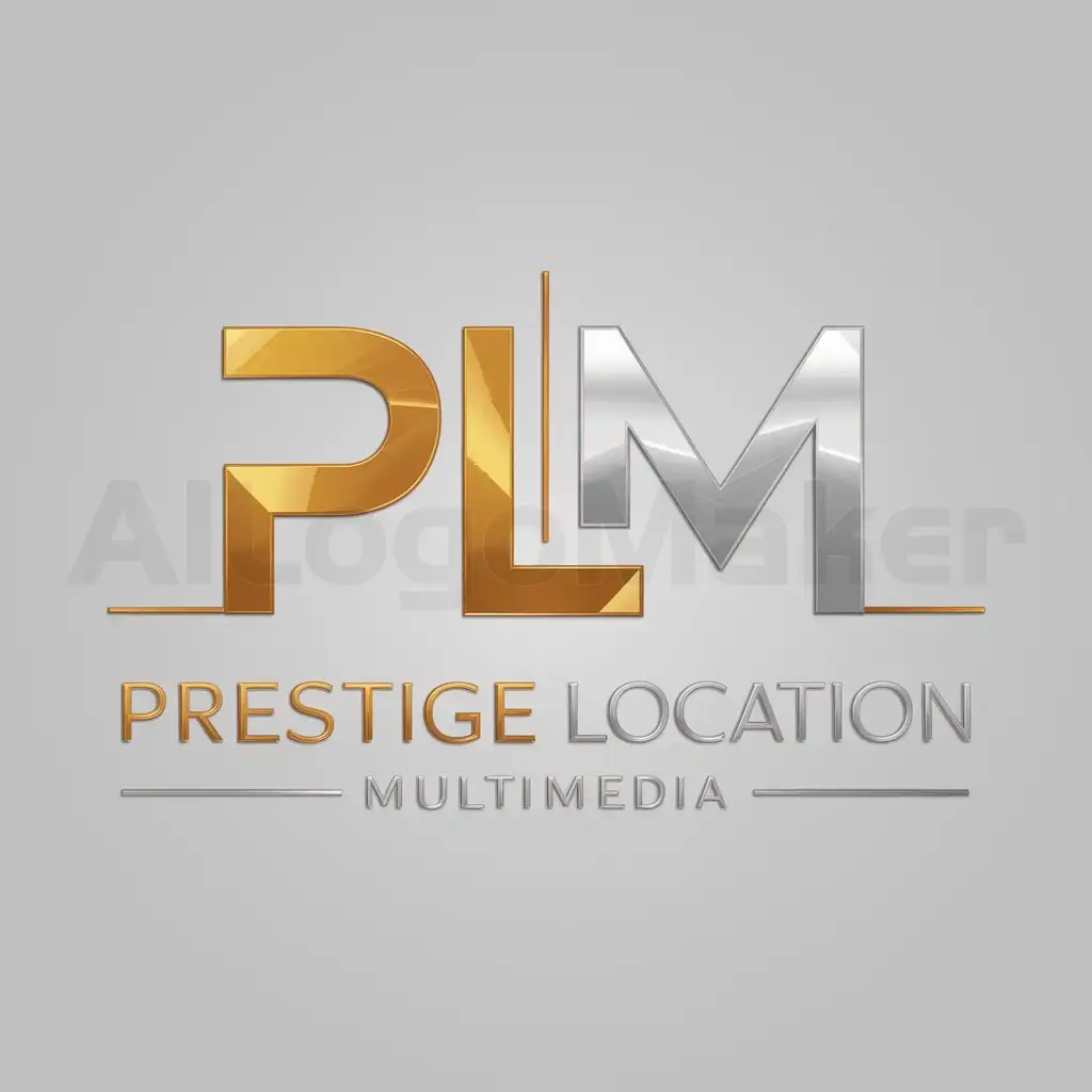 a logo design,with the text "PRESTIGE LOCATION MULTIMEDIA", main symbol:PRESTIGE LOCATION MULTIMEDIA,Moderate,clear background
