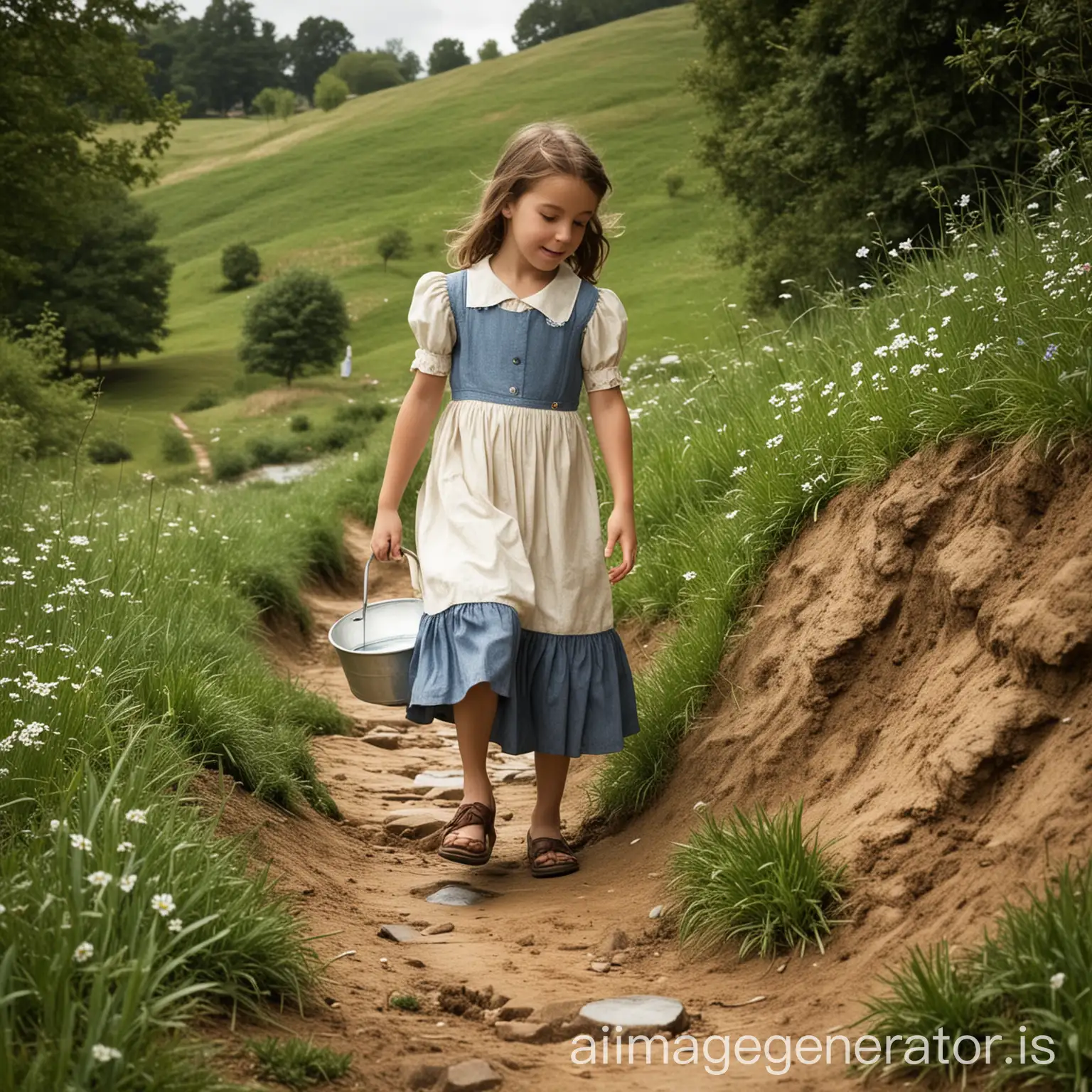 "Jack and Jill" is a traditional English nursery rhyme .Jack and Jill went up the hill
To fetch a pail of water.