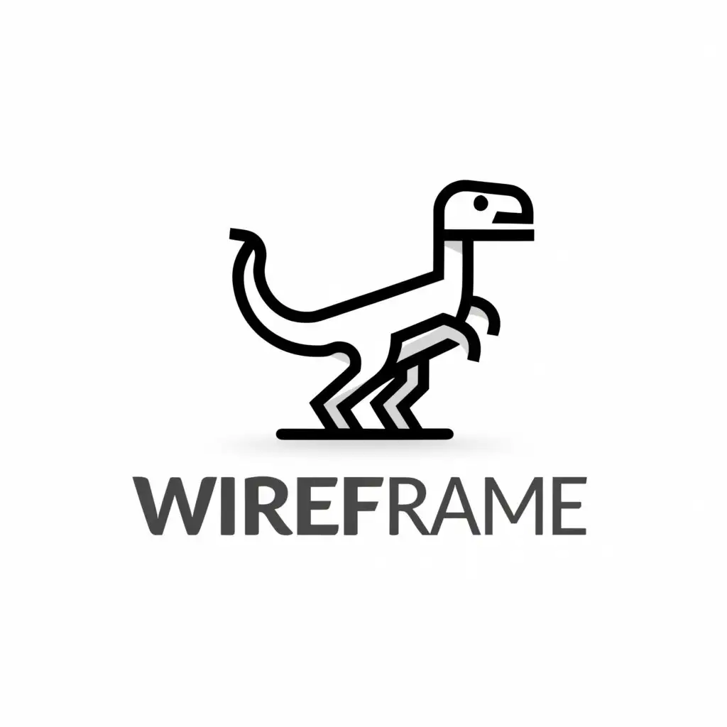 LOGO-Design-For-Wireframe-Dynamic-Trex-Symbol-for-the-Tech-Industry