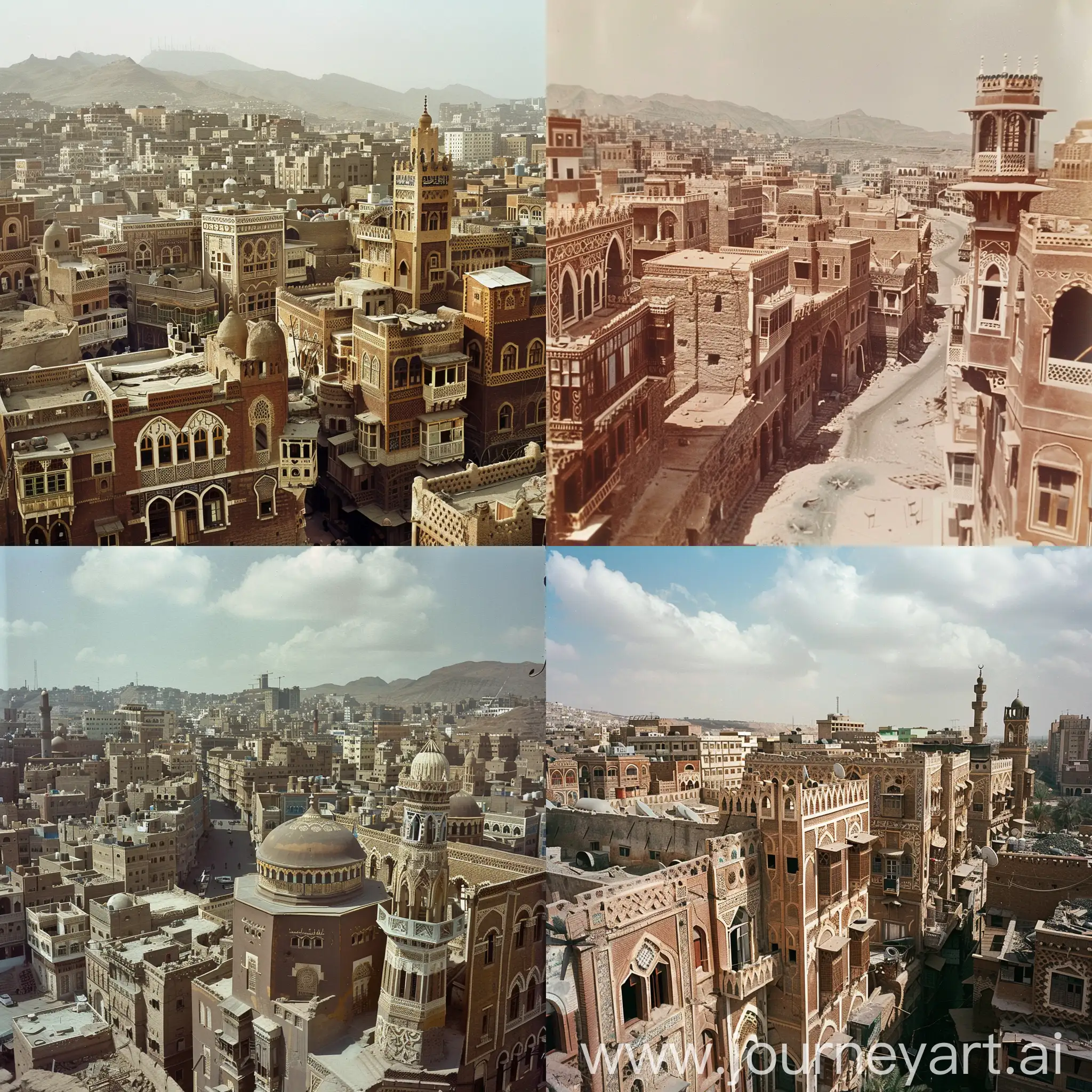Historic-Old-Sanaa-Cityscape-in-Yemen