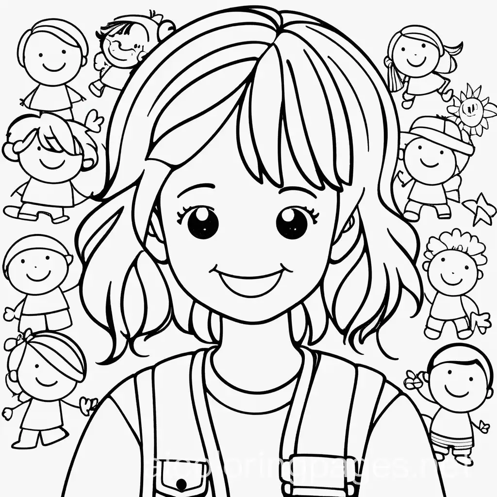 Infectious-Smiles-Coloring-Page-Simple-Line-Art-for-Kids