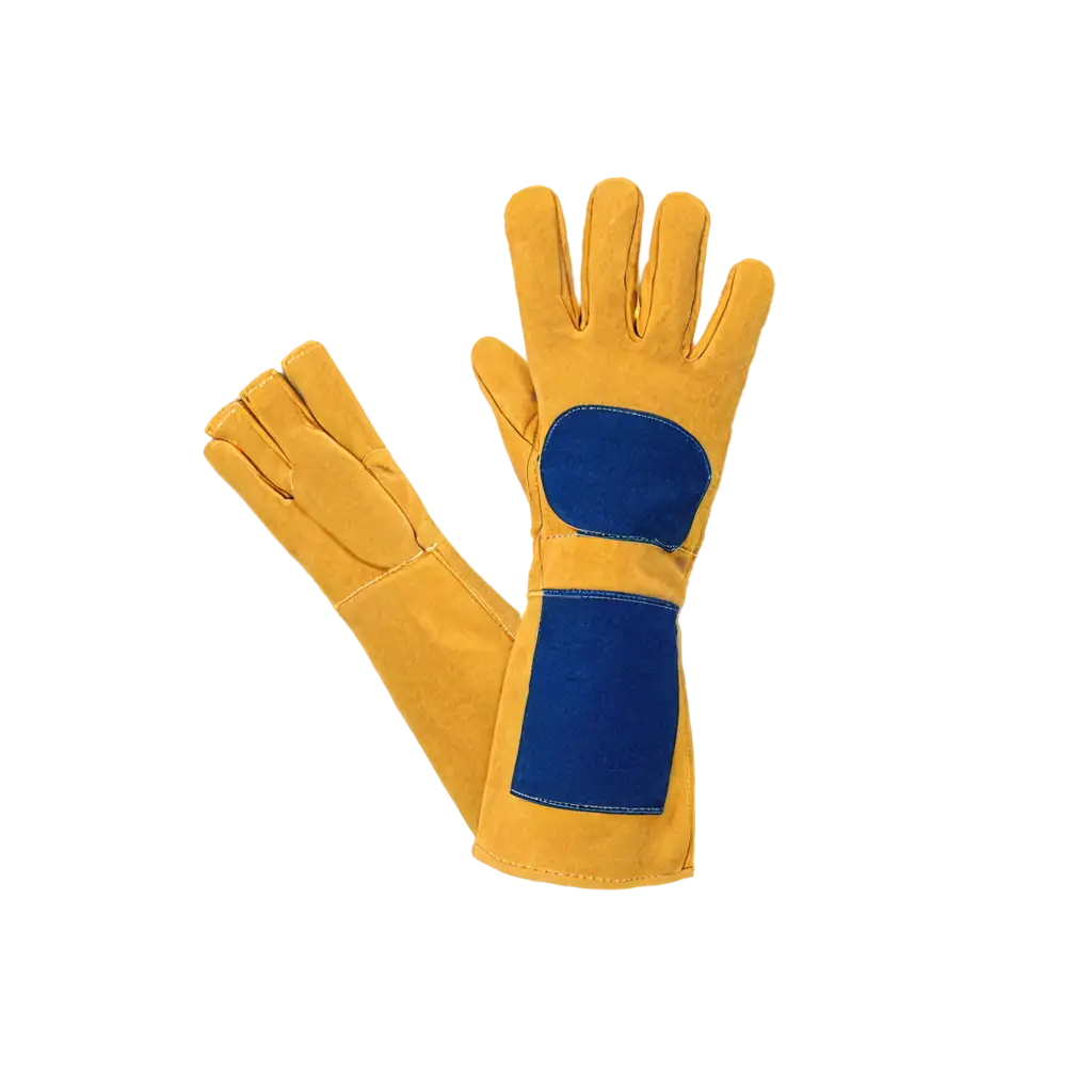 HighQuality-PNG-Image-of-Yellow-Welding-Gloves-Enhance-Safety-Visuals-with-Crisp-Detailing