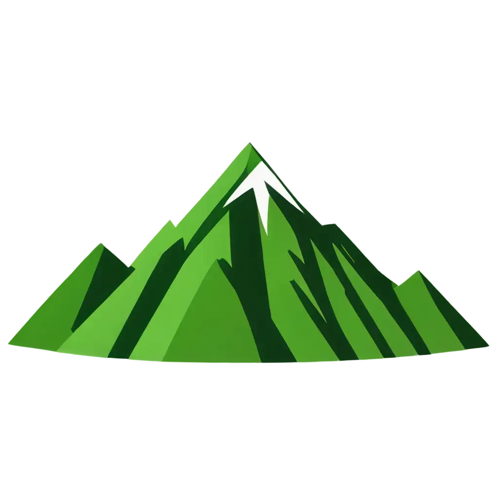 mountain icon green