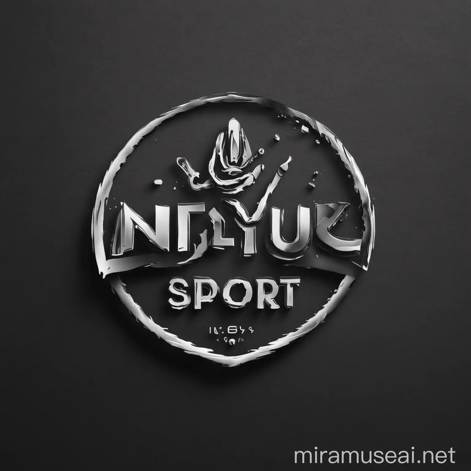 Dynamic Body Sport Logo Design Featuring Athletic Silhouette